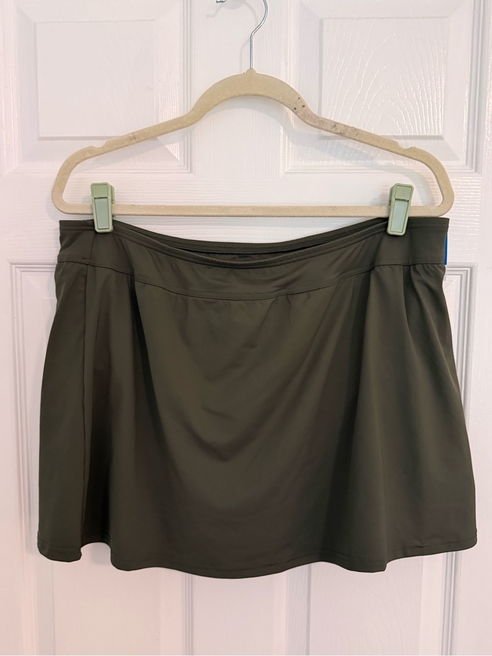 Lands' End Olive Green Swim Skirt